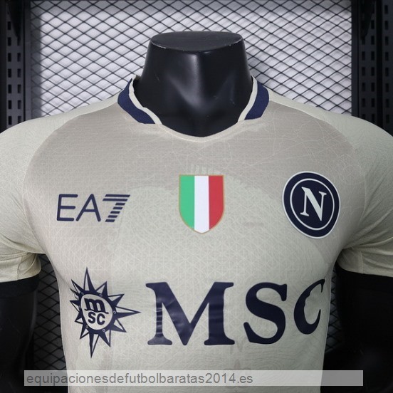 Nuevo Especial Camiseta Napoli 23/24 Amarillo Baratas